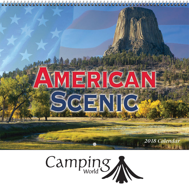 2018 American Scenic Wall Calendar - Spiral