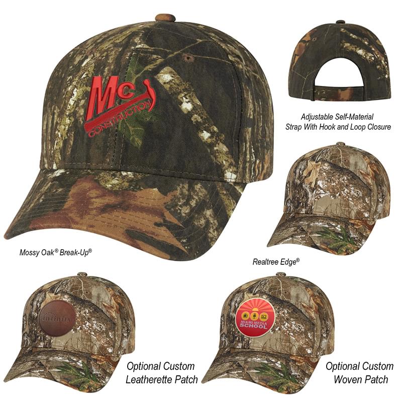 Realtree And Mossy Oak Hunter's Retreat Camouflage Cap
