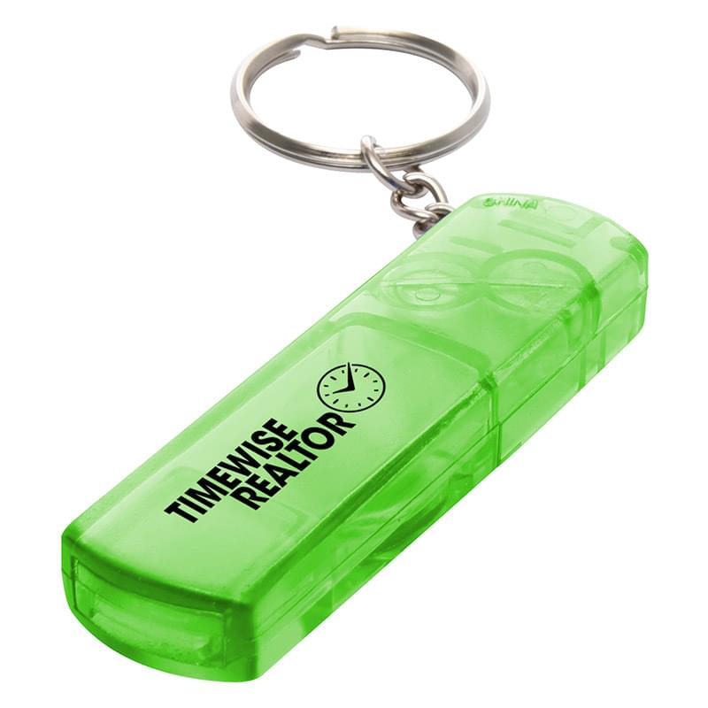 Whistle, Light And Compass KeyChain