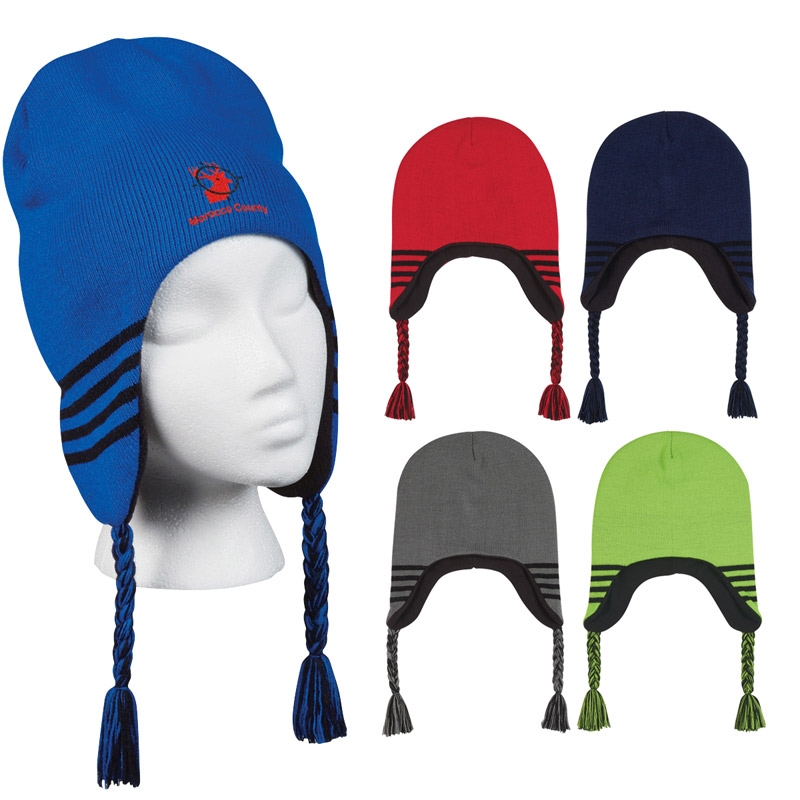 Ski Beanie With Ear Flaps