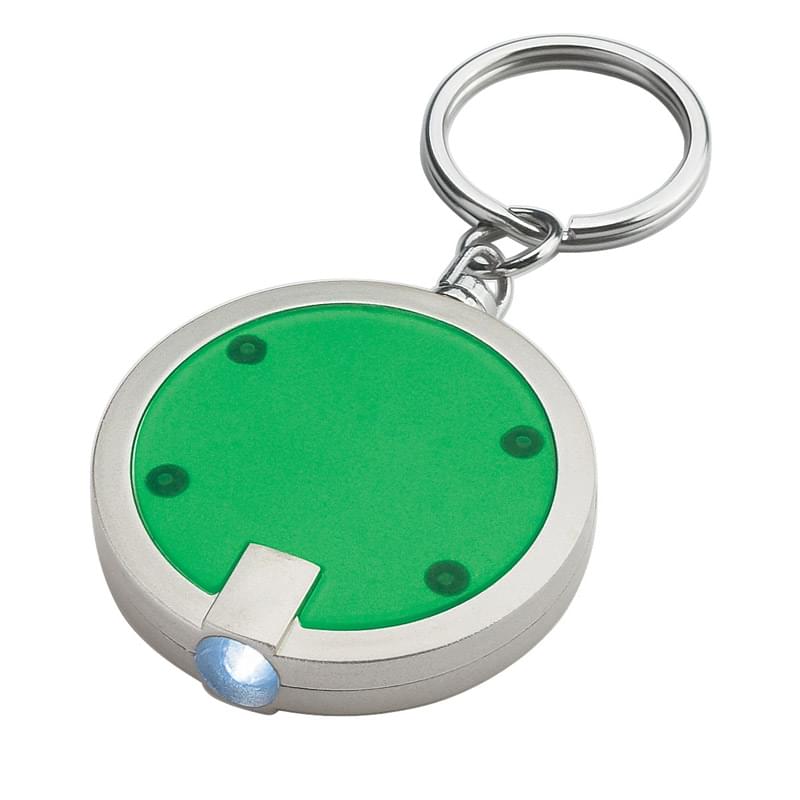 Round LED Key Chain