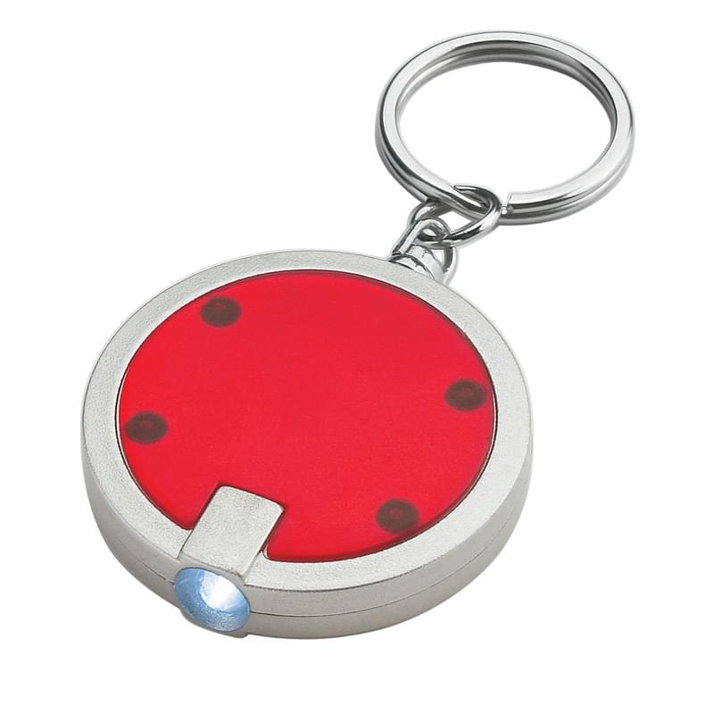 Round LED Key Chain