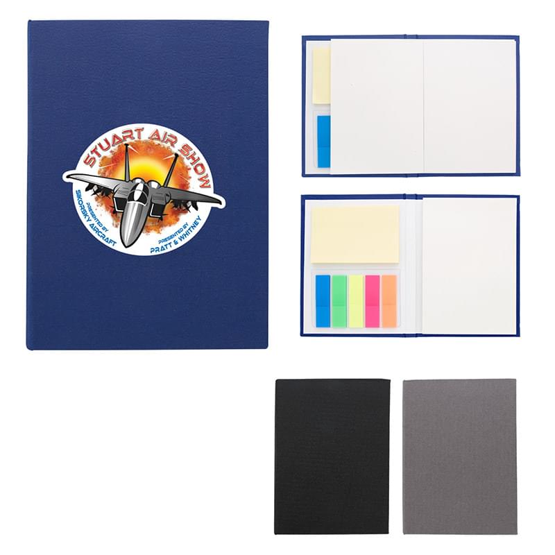 3 " x 5" Jotter With Sticky Notes And Flags