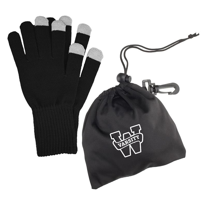 Touch Screen Gloves In RPET Pouch