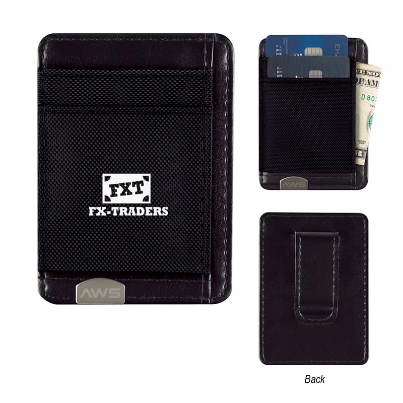 AWS Executive RFID Money Clip Card Holder