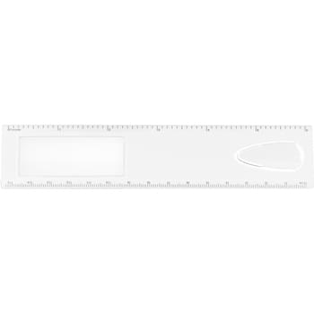 6" Magnifier Ruler With Bookmark