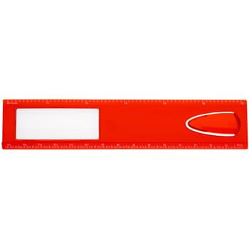6" Magnifier Ruler With Bookmark