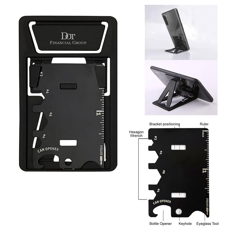 6-In-1 Multi Tool With Adjustable Phone Stand