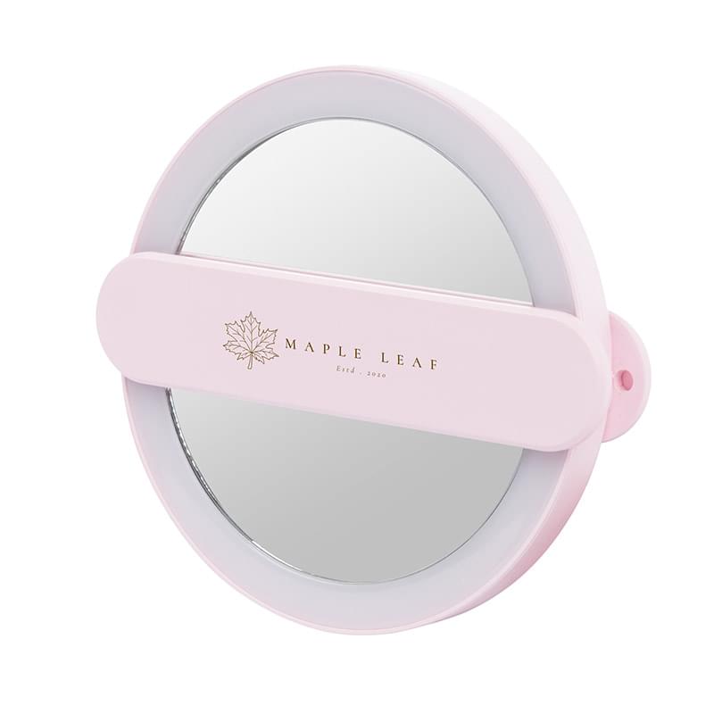 LED Mirror With Swivel Handle