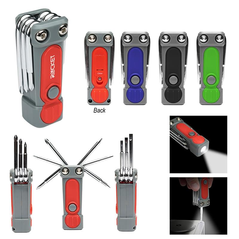 6-In-1 Multi Tool with LED Light