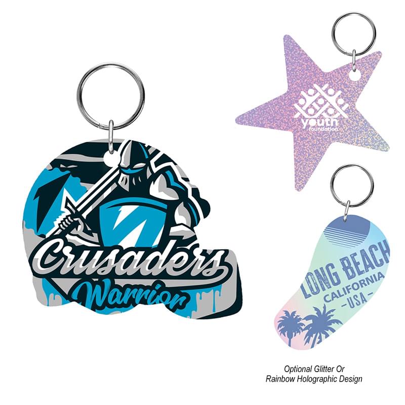 Acrylic Key Tag - Custom Shape 6"