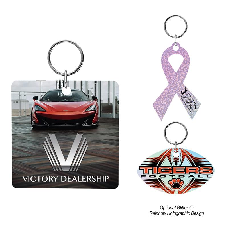 Acrylic Key Tag - Custom Shape 4"