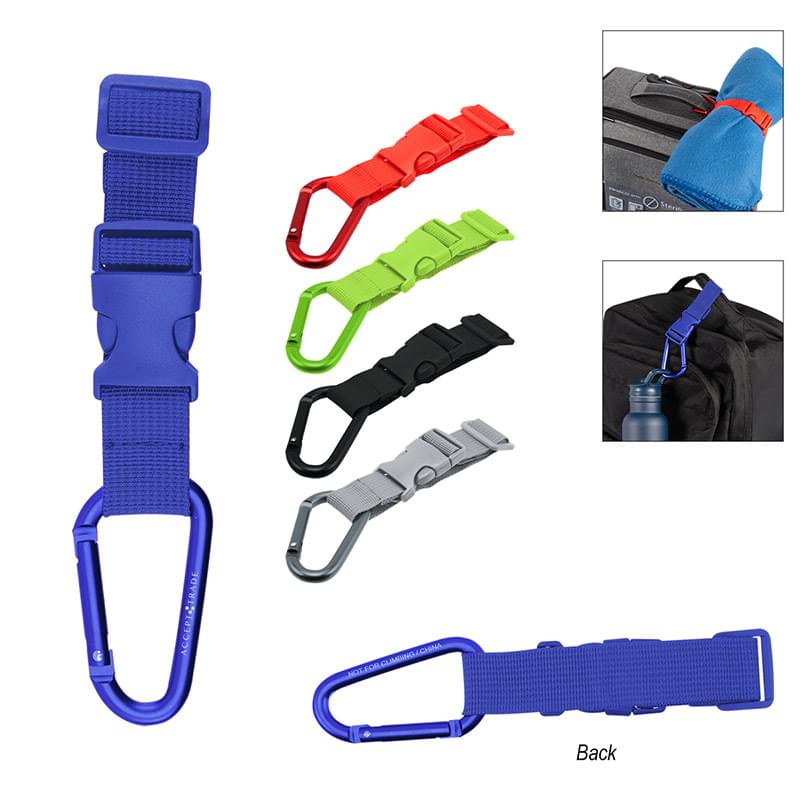 Adjustable Buckle Strap With Carabiner