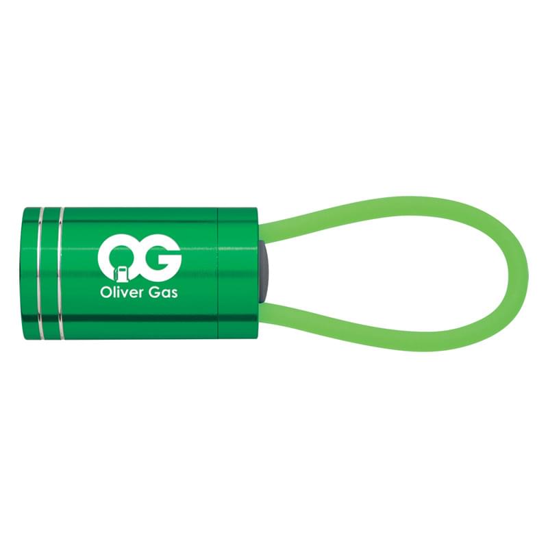 Glow In The Dark Aluminum LED Flashlight 3