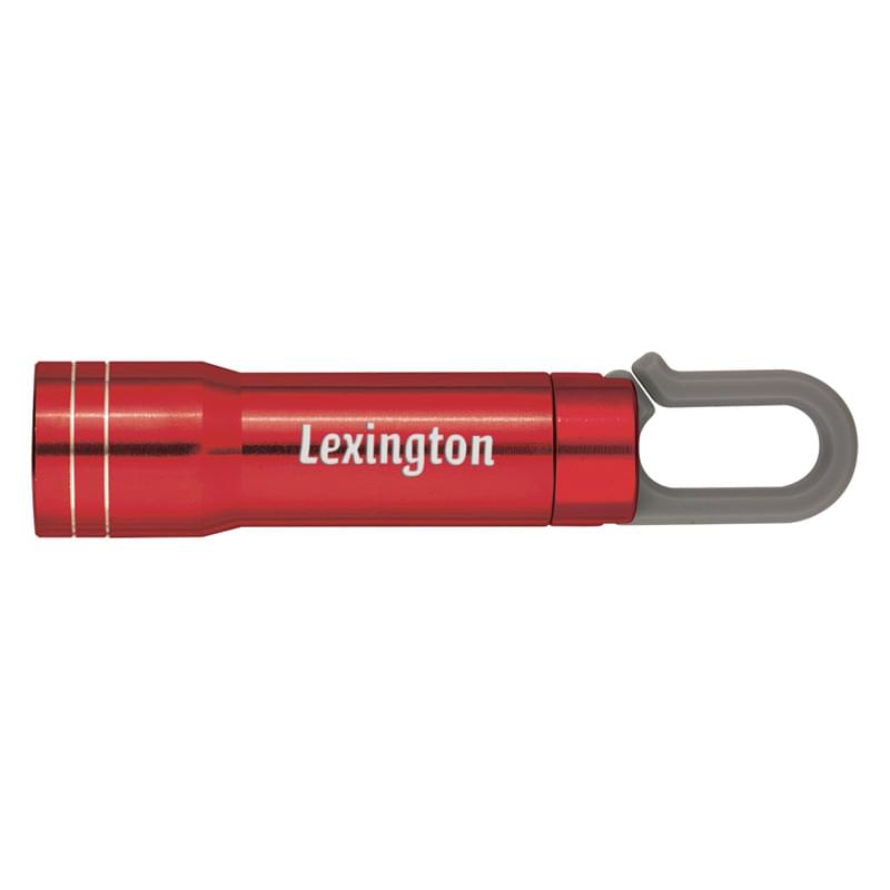 Mini Aluminum Flashlight With Carabiner 3