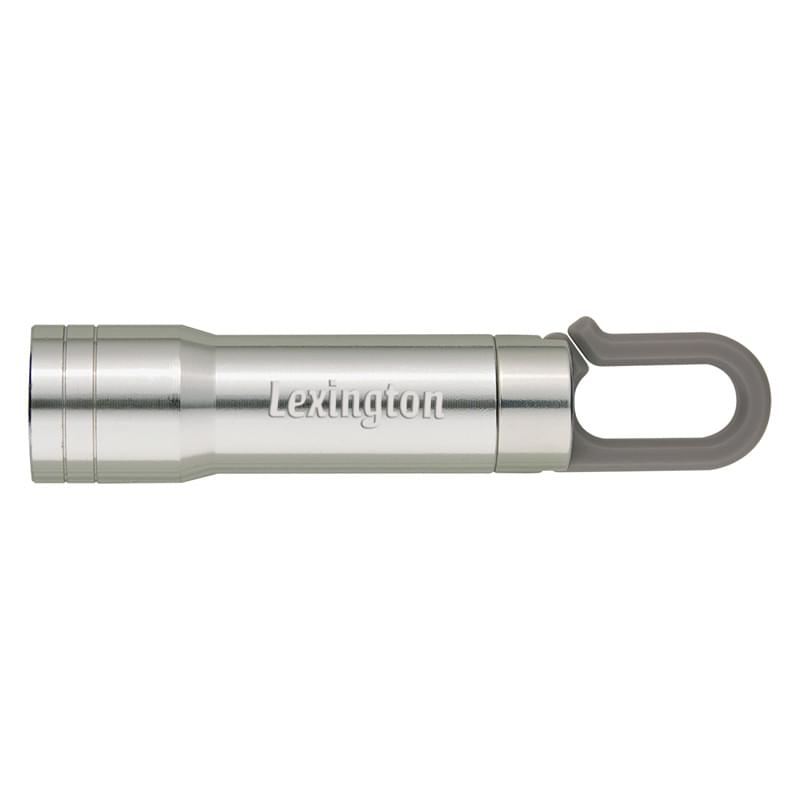 Mini Aluminum Flashlight With Carabiner 4