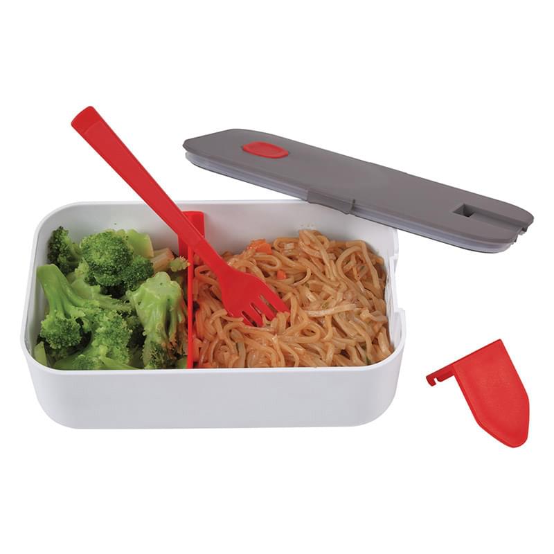 Portable Lunch Kit with a Built-in Phone Holder 10