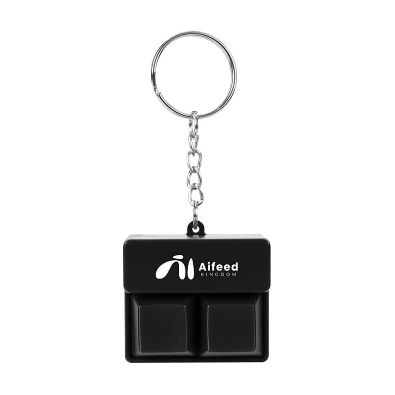 Click Fidget Keychain With Phone Stand
