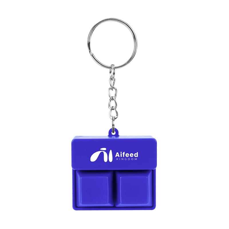 Click Fidget Keychain With Phone Stand