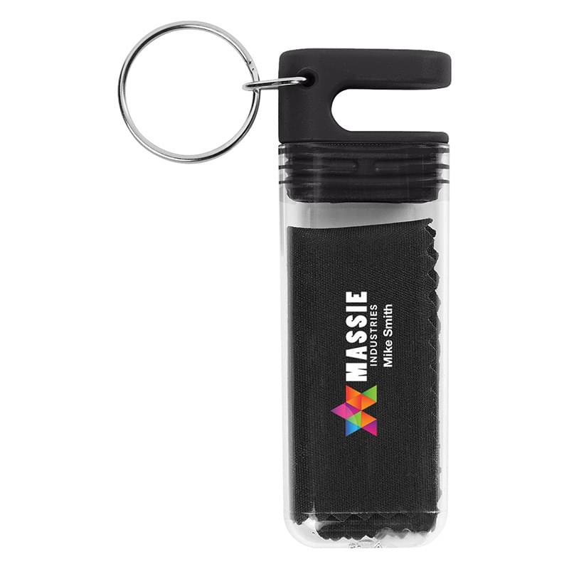 Cleaning Cloth/Phone Stand Key Tag