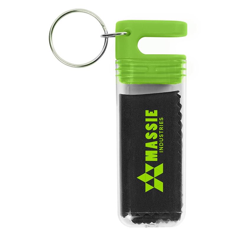 Cleaning Cloth/Phone Stand Key Tag