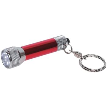 Aluminum LED Flashlight Key Chain