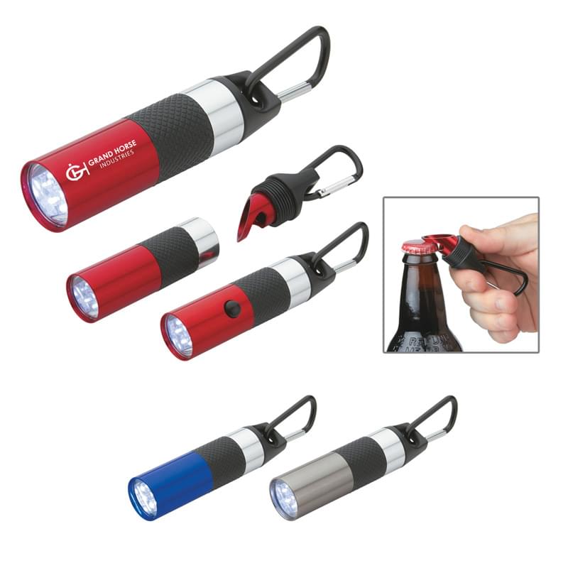 Aluminum LED Torch With Bottle Opener