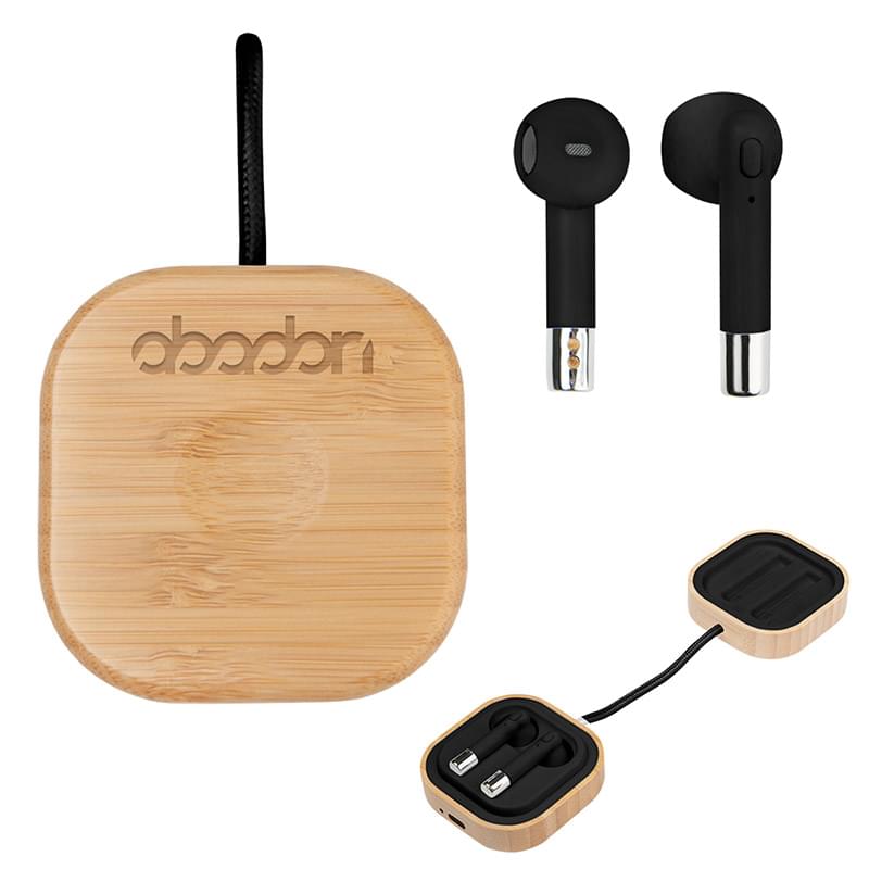 Bamboo Wireless Earbuds & Watch Charger