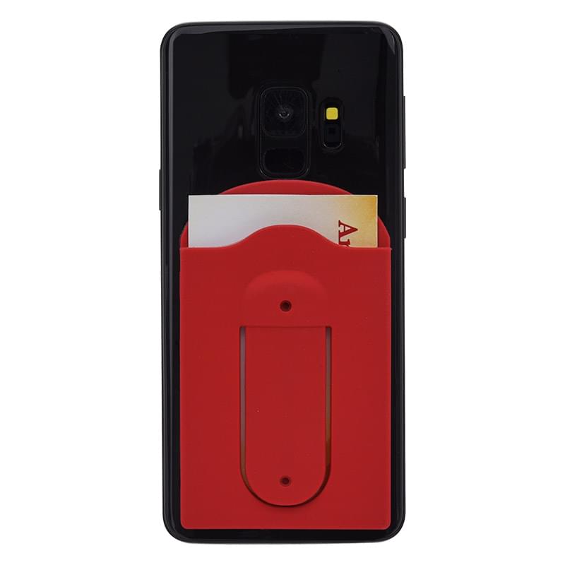 Silicone Vent Phone Wallet With Stand 7