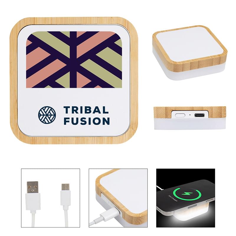 Rabs & Bamboo Wireless Charger Night Light