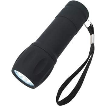 Rubberized Torch Light With Strap