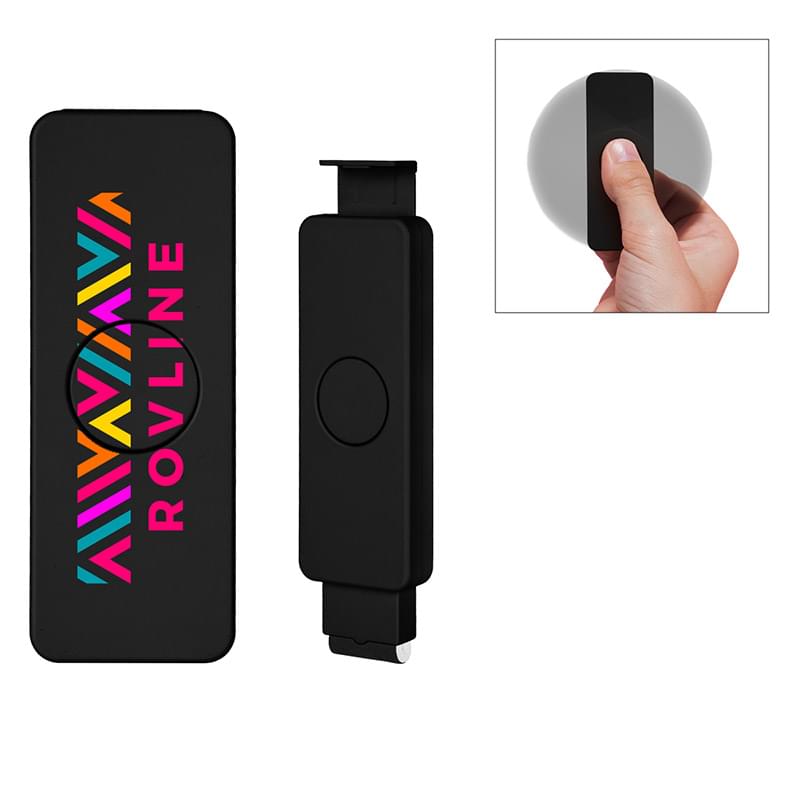 Fun Spinner Phone Stand With Screen Cleaner