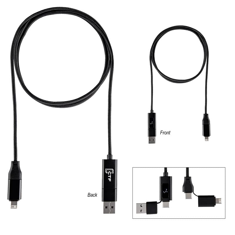 100W Dual Input Fast Charging Cable