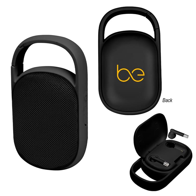 Wireless Earbuds With Speaker & Charging Case