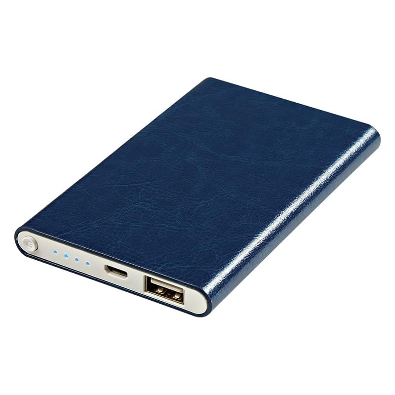 UL Listed Power Bank with Leathered Pouch 4