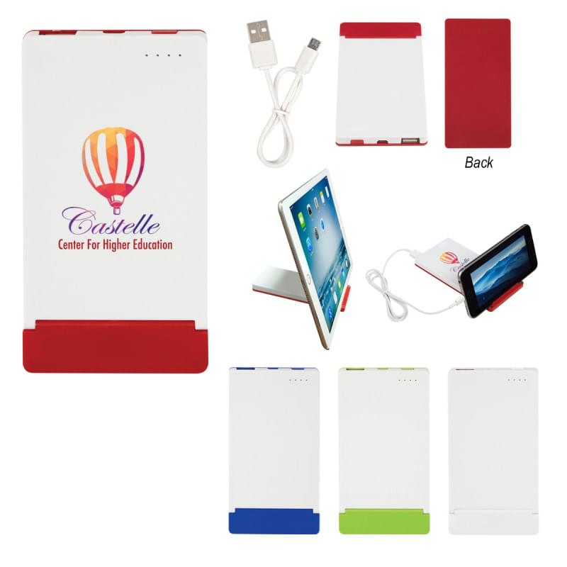 UL Listed Power Bank With Flip Up Phone Stand