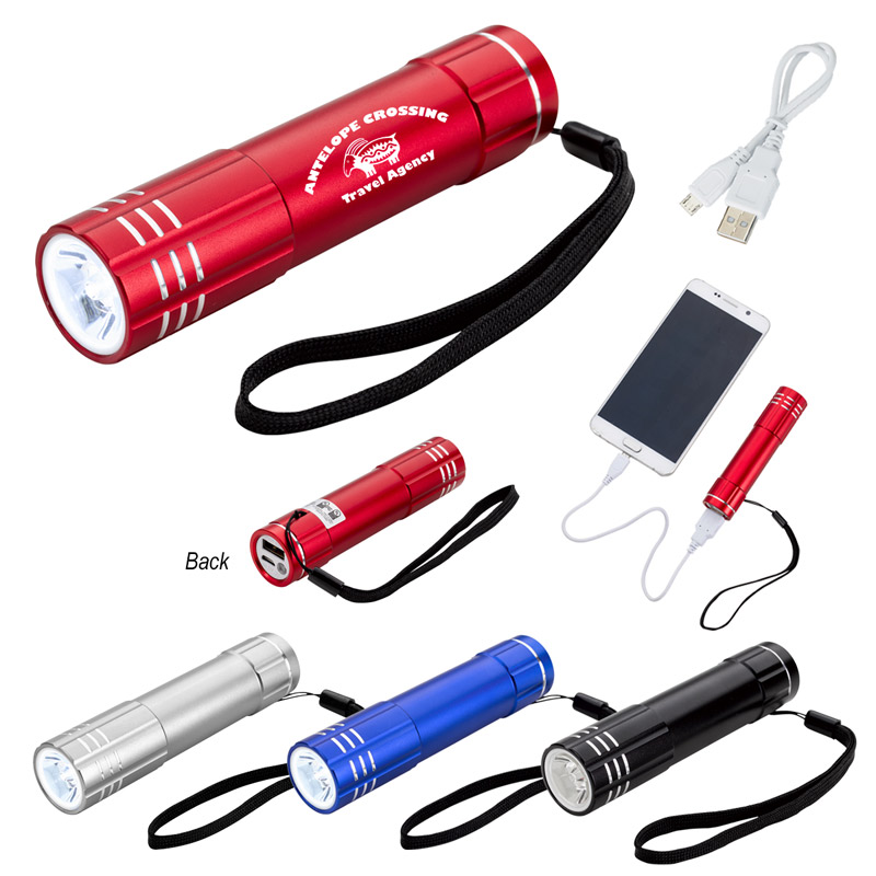 UL Listed Power Bank Flashlight