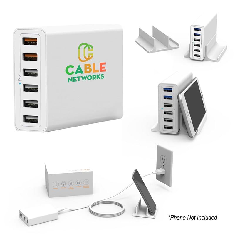 PowerHub 6-Port USB Wall Charger
