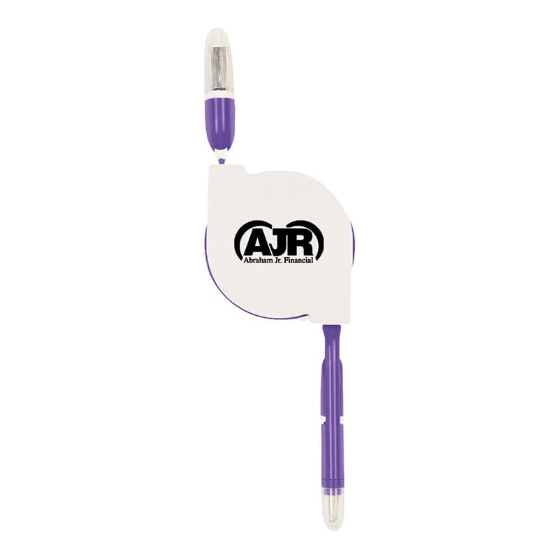 2-In-1 Retractable Charging Cable