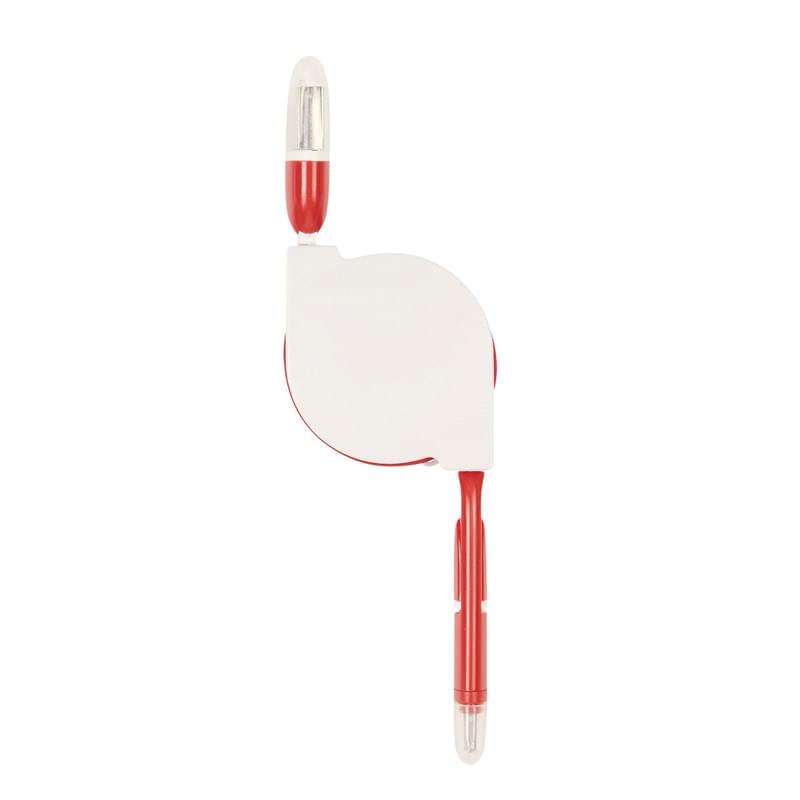 2-In-1 Retractable Charging Cable