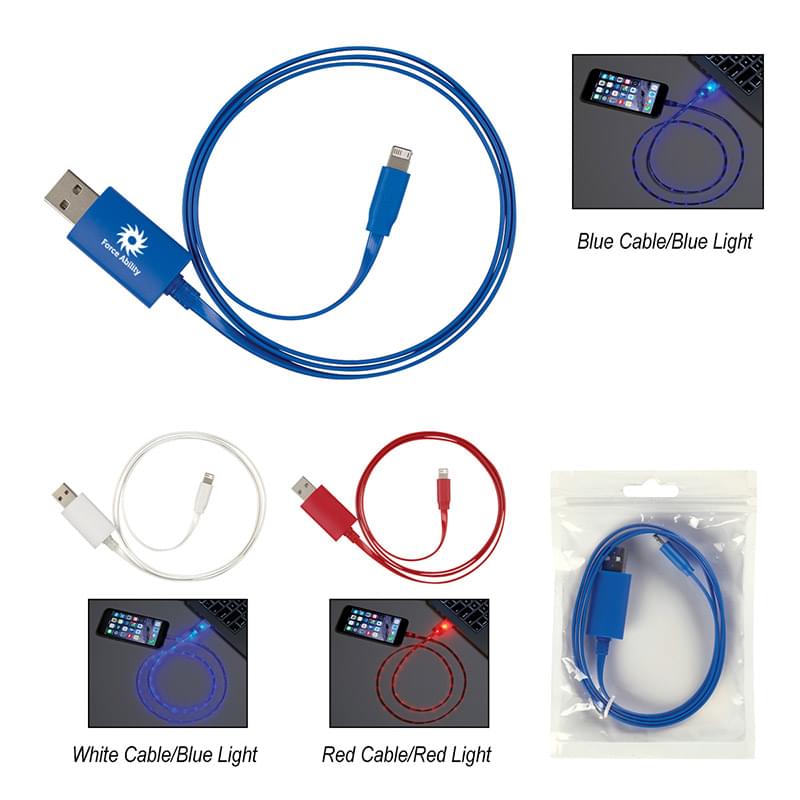 2-In-1 Light Up Charging Cable