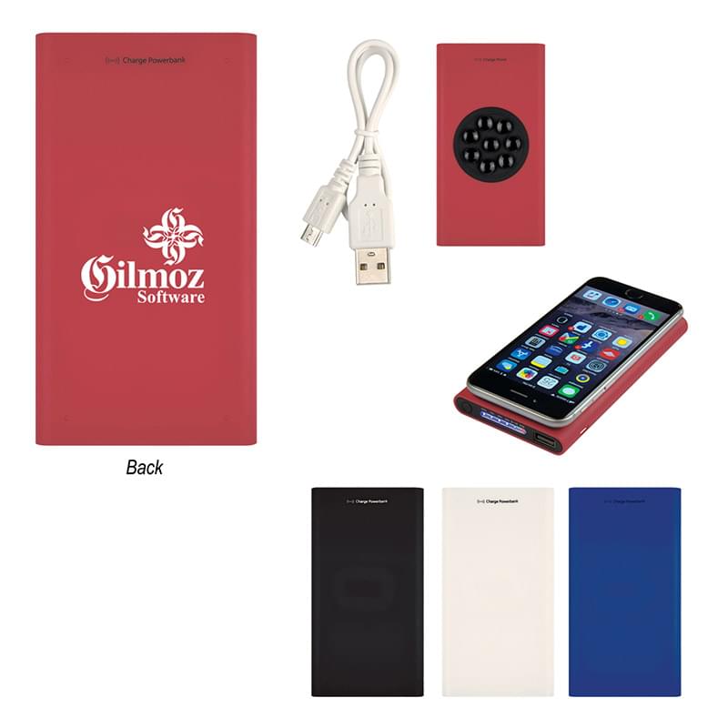 Soft Touch Power Bank With Suction Cups