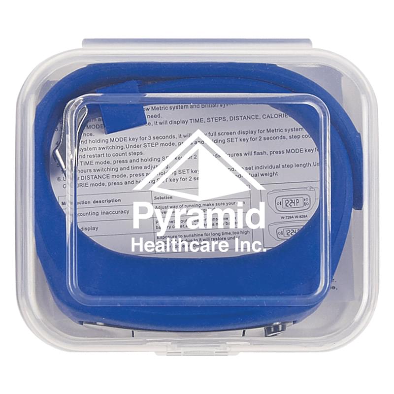 Digital LCD Pedometer Watch In Case