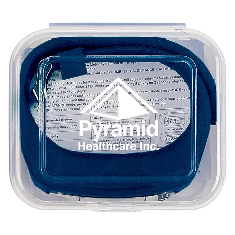 Digital LCD Pedometer Watch In Case