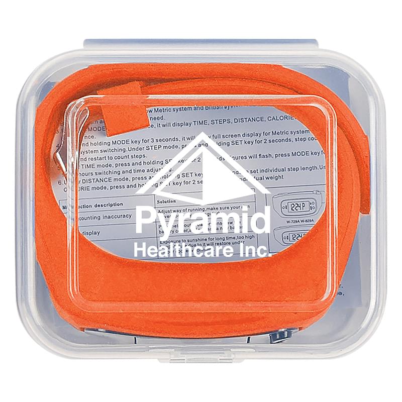 Digital LCD Pedometer Watch In Case
