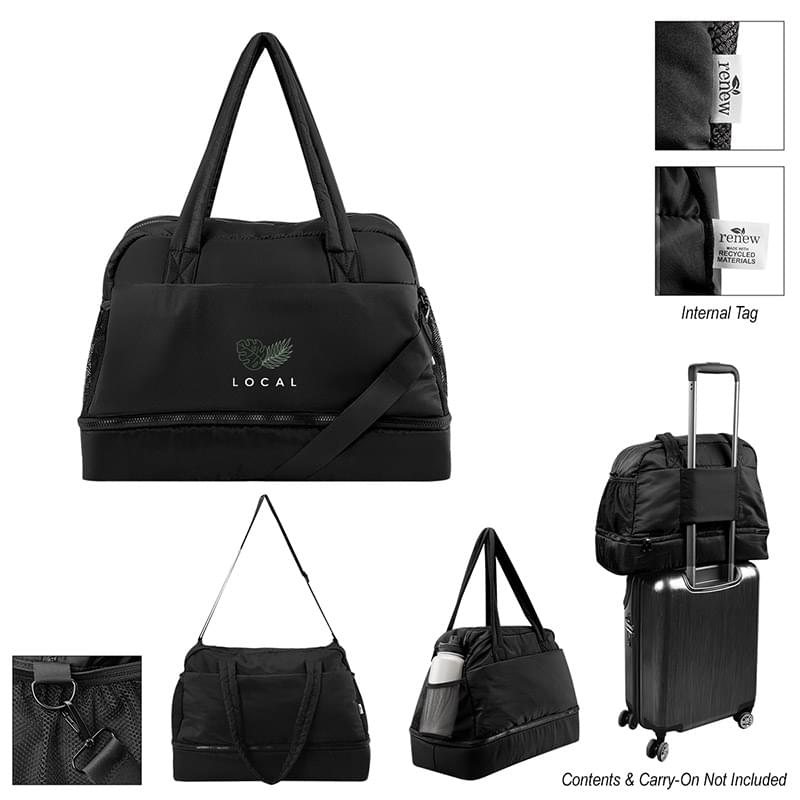 Kyle rPET Duffel Bag With Drop Bottom