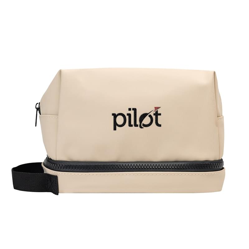 Hudson rPET Leatherette Cosmetic Bag