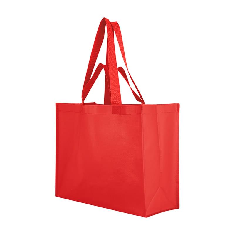Matte Laminated Recycled Non-Woven Dual Handle Shopper Tote Bag