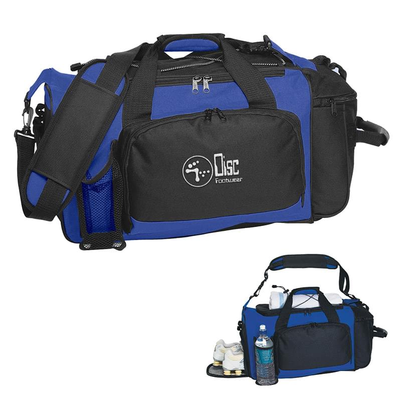 Deluxe Sports Duffel Bag - Embroidered