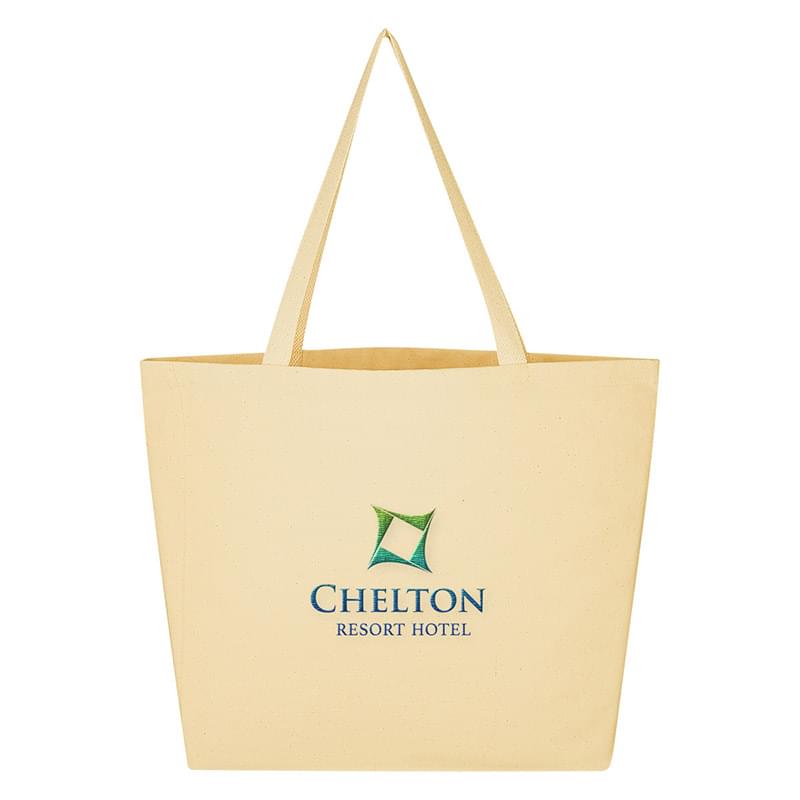 The Outing Cotton Twill Tote Bag - Embroidered